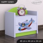 Nočna omarica Happy babies Letalo 45 SZN1